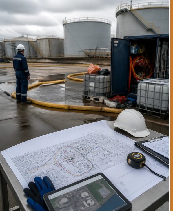 Разработка плана ликвидации разливов нефти в Назрани